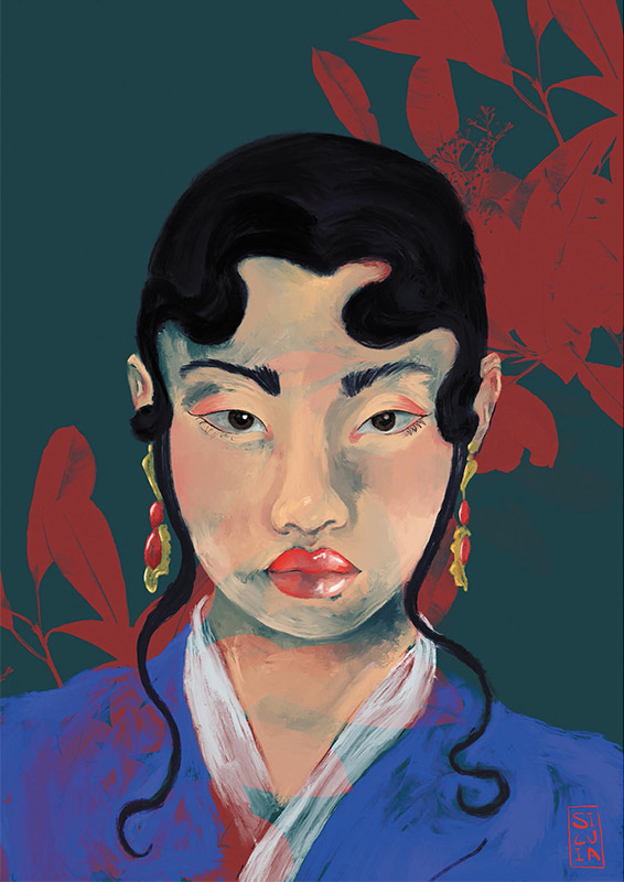 Dalai (Women) | Dibujo digital | Silvia del Pecho Bravo
